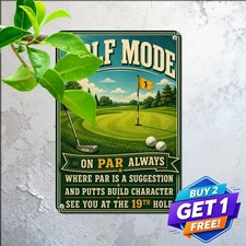 Golf Is My Favorite Sport Outdoor Humor Metal Tin Sign Game Room Decor picture