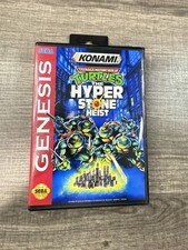 TMNT The Hyper Stone Heist Custom Game Case For Sega Genesis *NO GAME* picture