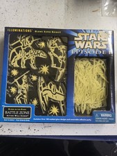 STAR WARS EPISODE 1 ILLUMINATIONS GLOW IN THE DARK BATTLE ZONE - NEW IN BOX picture