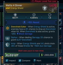 🔥Borderlands 4 [PS5/XBOX/PC] NEW Ripper WATTS for Dinner AMP 150% shield LVL 70 picture