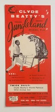 Vintage Miami Florida Clyde Beatty's Jungleland Advertising Brochure picture