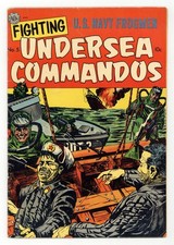 Fighting Undersea Commandos #5 VG+ 4.5 1953 picture