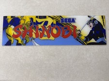 Shinobi Arcade Marquee Sega. Original picture