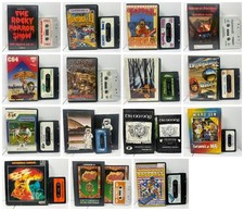 Commodore 64 C64 Games - Various - Multi Listing - Tape - Clam Shell / Hard Case picture