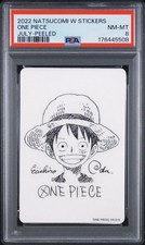 2022 NATSUCOMI SPECIAL W STICKERS JULY-PEELED ONE PIECE PSA 8 picture