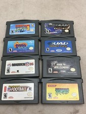 Lot 8 GBA Games WWF Road to Wrestlemania, DONKEY KONG, SPYRO, QUAD, MADDEN, TNMT picture