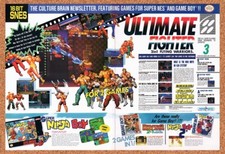 1991 Culture Brain Nintendo Games Original Advertisement / Retro Wall Art v1 picture