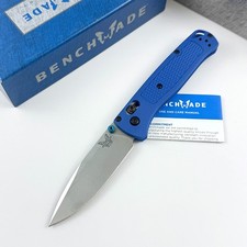 Benchmade Knives Bugout 535 CPM-S30V Steel Blue Grivory Handle Folding Knife picture