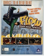 FLOW: Urban Dance Uprising PS2 Video Game Art 2005 Vintage Print Ad/Poster picture
