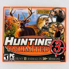Hunting Unlimited 3 PC CD ROM Video Game Simulation PC Win New Sealed Software picture