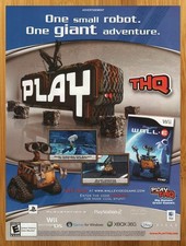 2008 Wall-E PS2 PS3 Xbox 360 Nintendo Wii DS PC Print Ad/Poster Video Game Art picture
