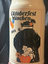 Vintage 1984 OKTOBERFEST Munchen Rastal Beer Stein 1 Liter Germany Octoberfest picture