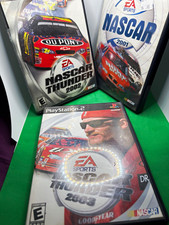EA Sports NASCAR PS2 3-Game Lot: NASCAR 2001 + Thunder 2002 & 2003 Disc Case picture