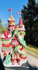 Department 56 Poinsettia Palace North Pole 56796 Limited Edition Lighted picture