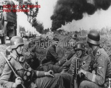 WW2 8x10 Photo Poland 1939 German troops of -Leibstandarte Adolf Division O5253 picture