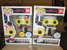 Funko Pop Terrifier Art the Clown With Glasses #1593 Bloody Chase  picture