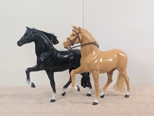 Vintage Mattel Midnight Horse and Dallas Barbie horse picture