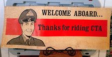 Vintage Welcome Aboard Thanks for Riding Chicago Transit Authority Advertising  picture