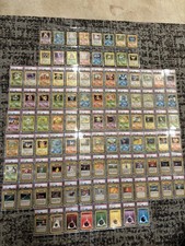 Pokemon Base Set Master Set/ PSA New Certs Complete Sequential 17-102/Holos TAG picture