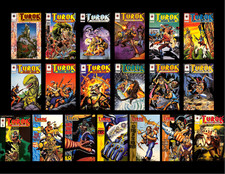 Turok Dinosaur Hunter Lot 19 Valiant #1 2 4-10 12-13 15-21 Yearbook picture