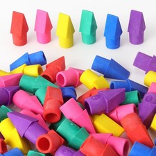 60 Pack Erasers for Pencils, Pencil  Erasers Cap, 6 Colors picture