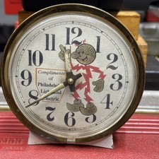 Vintage 1930's -1940’s Reddy Kilowatt Alarm Clock  Philadelphia Electric Co. picture