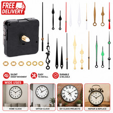Clock Mechanism Silent Quartz Movement Machine Wall Hands Pointer Set Clockwork  picture
