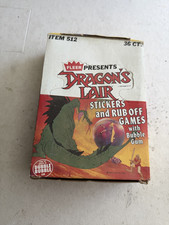 1983 Dragon's Lair  Box -  36 Unopened Wax Packs picture