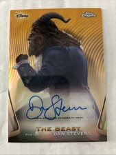 2025 Topps Chrome Disney The Beast Dan Stevens Signed Auto 38/50 picture