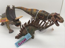 Animal Quest Dinosaur (3) NEW WITH TAG Triceratops, Tyrannosaurus, Kentro..T7 picture