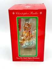 Christopher Radko Dasher Reindeer Glass Ornament NIB Twas Night Before Christmas picture
