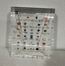 Mini Museum Acrylic Display Block w/ Assorted Natural Specimens picture