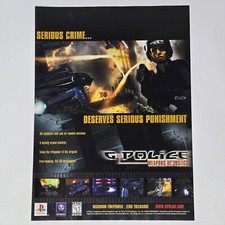 G Police Weapons of Justice PlayStation 1 PS1 Serious Print Ad/Poster Promo Art picture