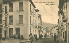 Granada, Spain Postcard, La Lanjaron Calle Real RPPC Antique c1920 Real Photo. N picture