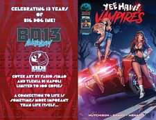 BIG DOG INK BD13 ANTHOLOGY DAISY DOOM and DAWN VAMPIRES LOGO VARIANT FABIO SIMAO picture