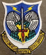 VTG USAF NORTH AMERICAN AEROSPACE DEFENSE COMMAND SQUADRON PATCH ORG USGI COLOR picture