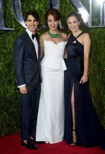 Darren Criss Sierra Boggess Laura Osnes at the 2015 Tony Awards at - Old Photo 1 picture