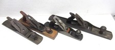 Lot of 4 Vintage Stanley Bailey Hand Planes - No 5, No 6, No 7, & Transitional picture