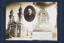 1915 Polish Sacred Heart Church Reverend A Zychowicz Scranton PA CDV Photo 8x10 picture