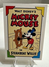 Disney Mickey Mouse Steamboat Willie Family Portraits SkyBox Card #100 picture