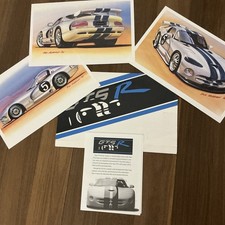 1996 DODGE VIPER GTS-R OFFICIAL PRESS KIT BOB HUBBACH PRINTS BROCHURE MEDIA picture