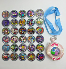 Bandai DX Yo-kai Watch Fumi-chan Pink + 30 Medals & Lanyard Japan Tested picture