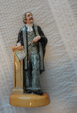 EUC Vintage 1984 Limited Ed Royal Doulton The Lawyer Character Figurine Judge UK picture