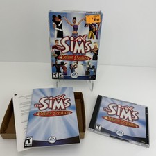 The Sims Deluxe Edition PC CD-ROM Game CIB T EA Maxis 2002 Simulation 2 Disc picture