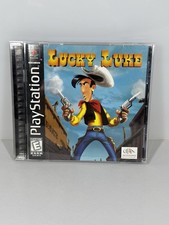 Lucky Luke (Sony Playstation 1 PS1, 1998) Complete Game CIB w Manual picture