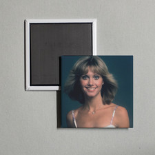 Olivia Newton-John Square Fridge Magnet picture