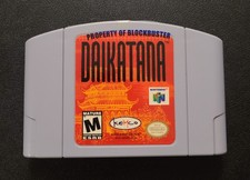 Daikatana Nintendo 64 N64 Kemco Authentic Cleaned/Tested/Works Cartridge only picture