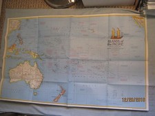 DISCOVERERS OF THE ISLANDS OF THE PACIFIC MAP National Geographic December 1974 picture