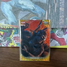 Topps 2026  Chrome Marvel Fanfare Spider-Man Noir Gold Speckle 05/50 picture