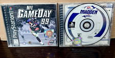 NFL GameDay 99 & Madden 00 (Sony PlayStation 1 PS1, 1998) picture